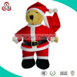 Soft Wholesale Stuffed Funny Customed Toys Dancing Santa for gift