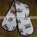 100%cotton Kitchen Printed Double Oven Mittens