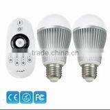 Color Temperature & Brightness Adjustable, AC85-265V 6W LED Wireless RF Remote Control Bulb Lights 2.4G Group Division thumbnail-2