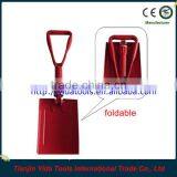 Red Steel Foldable Shovel thumbnail-1