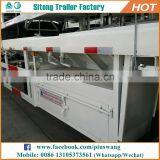 Factory Direct 3 Axles Container Transport Semi Trailer Foot Flatbed Trailer thumbnail-6