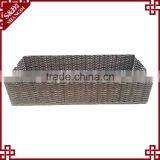 Hand Woven Plastic Rattan Shoes Basket for Hotel and Home Shoes Storage thumbnail-3