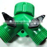 Garden 3-Way Y Hose Connector Shut Off With Valve thumbnail-2