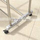 Garment Rack With Bottom Shelves and Clothes Rack thumbnail-5