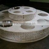 Acrylic Rotating Lazy Susan,black Glass Lazy Susan,tempered Glass Lazy... thumbnail-2