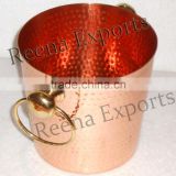 Copper Wine Chiller/Brass Champagne Chiller/Copper Wine Cooler/Vintage Copper Ice Bucket