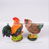 Garden decoration chicken rooster resin rooster figurine
