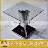 Lastest Model Clear Tempered Glass Top Side Table thumbnail-1