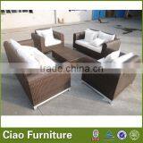White Color Garden Sofa Set Garden Line Patio Furniture thumbnail-5