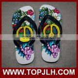 2017 Innovative Wedding Brides Flip Flops With Custom Printing thumbnail-4