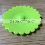Green Beautiful New Design Silicone Cup Lid thumbnail-1