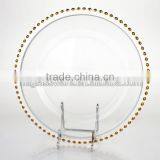 Electroplating Coloed Cake Stand With Stem thumbnail-3