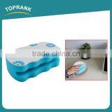Toprank Printed Colorful Kitchen Cleaning Abrasive Dish Washing Scouring Pad Grooved Sponge Scouring Pad thumbnail-3