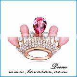 Custom Metal Brooch With Rhinestone ,colorful Fancy Brooch Design,rhinestone Brooch Design thumbnail-1