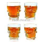 50ml Mini Clear Skull Glass Cup for Strong Whisky thumbnail-5