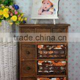 Delicate Newly Designed Willow Drawer Cheap Wooden Storage Cabinet thumbnail-2