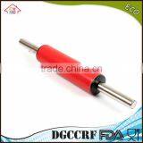 NBRSC Happy Pastry Chef Non-Stick Silicone Rolling Pin With Metal Handles thumbnail-5