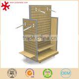 H-united Slatwall Stand Gondola With Shelevs for Clothing Retail Store With Good Quality thumbnail-6