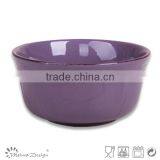 Round Stoneware Ceramic Cheap Solid Color Bowl thumbnail-3