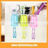 2016 Color Toothbrush Holder Bath Family Toothbrush Holder Wall Plastic Holder thumbnail-2