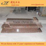 G562 Maple Red Granite Single Monuments for Poland Market thumbnail-3
