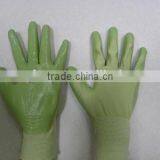 Sunny Hope Good Quality Nappy 3/4 Coated Cheap Nitrile Glove thumbnail-1