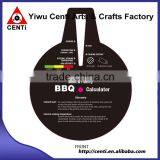 Customized Useful Barbecue BBQ Cooking Guide 3 Wheel Calculator thumbnail-2