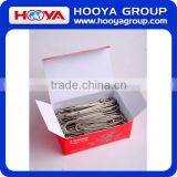 78mm Wholesale Stainless Steel Nickled Silver Round Big Metal Paper Clip thumbnail-1