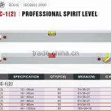 ABS Two Bubbles Level 2 Vials Aluminum Hand Tools Spirit Level thumbnail-2
