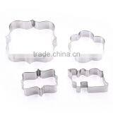 BZD19 Floral Pattern Stainless Steel Cake Mold Wholesale Cheap thumbnail-5