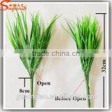 7-green Fork Artificial Plants Plastic Grass Bouquet Flower Shop Plant Decoration thumbnail-5