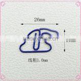 Festival Gift Colorful Christmas Cap Shape Metal Wire Paper Clips