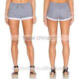High Quality Wholesale Womens Gray Breathable Gym Shorts thumbnail-5