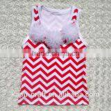 Hot Sale Fashion Chevron Baby Tank Top