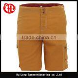 Cheap Short Pants Peach Twill Stock Cargo Men Shorts thumbnail-3