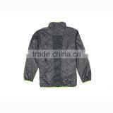 Fashion Sport Long Sleeve Black Pullover Mens Windbreaker Jacket With Hood thumbnail-2