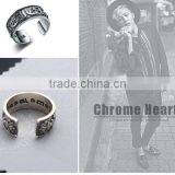 Fashion Cool Retro Punk JEWELRY Open Ring Sterling Silver for Men Wholesale thumbnail-6