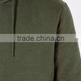 Plain Classic Fit Hoodie Khaki Army Green Oversized Men Sweat Shirts Custom Logo Design Clothings thumbnail-6