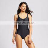 Womens Lace Up One Piece Customize Female Perfect One Piece For Beach Occasion Party 80% Nylon 20% Spandex Comfortable Stretchy thumbnail-4