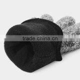 High Quality Cashmere Wool Thick Fleece Mens Winter Knitted Gloves thumbnail-6