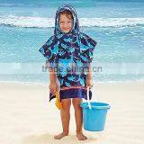 Kids Priate Velour Hooded Towel in Blue/red for Child,custom Cotton Hooded Baby Bath Towel thumbnail-3