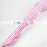 Pink Socks Long Tights Girl Strip Pink Socks thumbnail-2