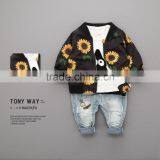 S16347A Spring Autumn Boys Jacket Children's Clothing Bomber Coat thumbnail-1
