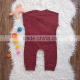 S60698B Baby Boys Girls Long Sleeve Overall Infants Cartoon Bodysuit thumbnail-4