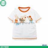 O-neck Design Custom Printing Unisex Baby Boy Clothes t Shirt thumbnail-1