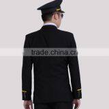 OEM Manufacture Black Pilot Suits Shirts Men Airline Coat Uniforms thumbnail-6