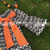 Girls Halloween Dress Black Halloween Cheap Dress Kids Boutique Dress Girls Party Dress With Necklace and Hairbow thumbnail-2