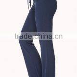 2016 Hot Selling Elastic Waist Relaxed Fit Lady Pants Sports Wear Yoga Pants thumbnail-3