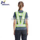High Visibility Reflective LED Fluorescent Orange Safety Vest thumbnail-4