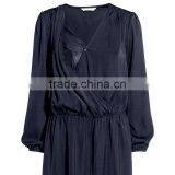 Custom Summer Fashion Elastic Satin Adult Breastfeeding Nursing Dress thumbnail-4